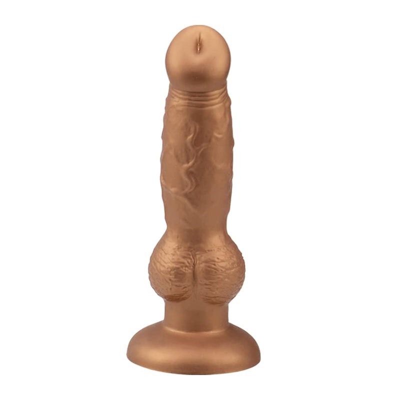 Realistic G-Spot Dildo, 7.08 Inch Liquid Silicone Penis Cock Dong With Flared Suction Cup, Adult Sex Toy For Men Women