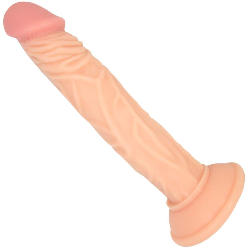 Realistic Suction Cup Dildo - Lifelike Feel And Texture - Vaginal And G Spot Stimulator Adult Sex Toy