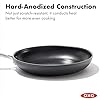 Enhanced 10" Frying Pan Skillet, PFAS-Free Ceramic Nonstick, Durable Hard Anodized Cookware, Scratch Resistant, Stainless Steel Handle, Good Grips, Dishwasher Safe, Oven safe, Black