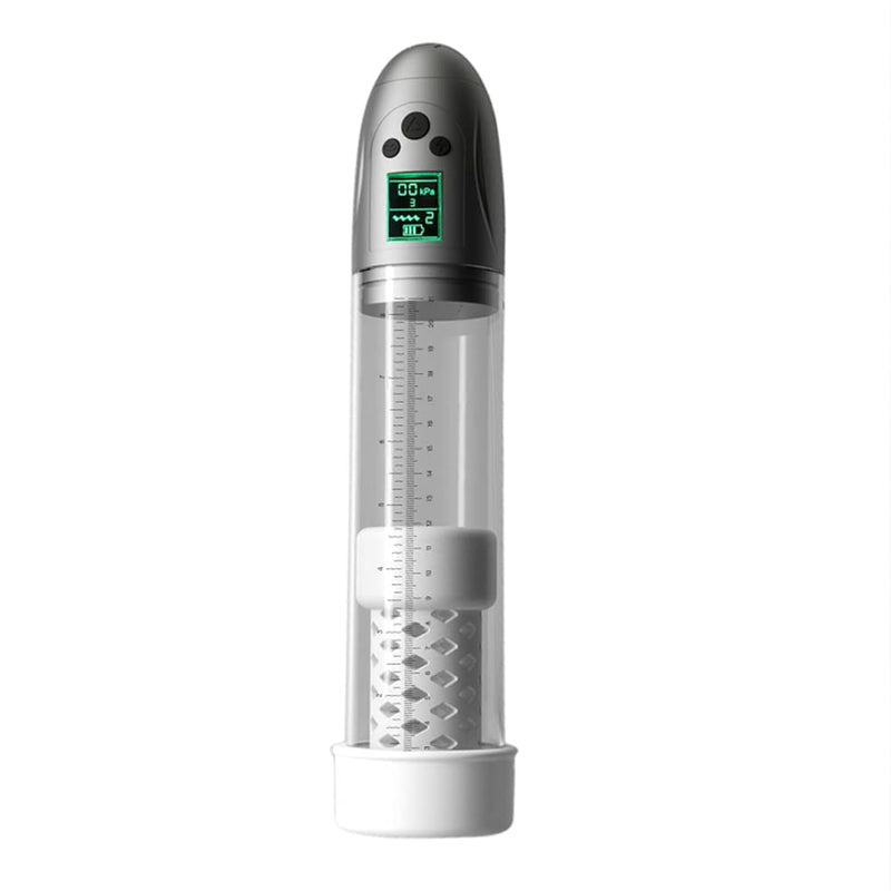 Male Sex Toy For Men Penis Pump Penis Enlarger - 5 Suction Mode Automatic High-Vacuum Penis Pumps With 3 Size Rings, Dick Pump, Rechargeable Cock Pump With Air Pressure Device For Stronger Erections