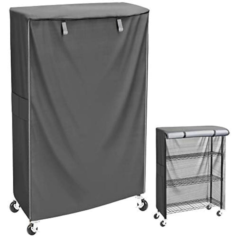 Shelf Cover,Cover For Storage Shelves Suitable For Rack 36X14X54 Inch (Grey)