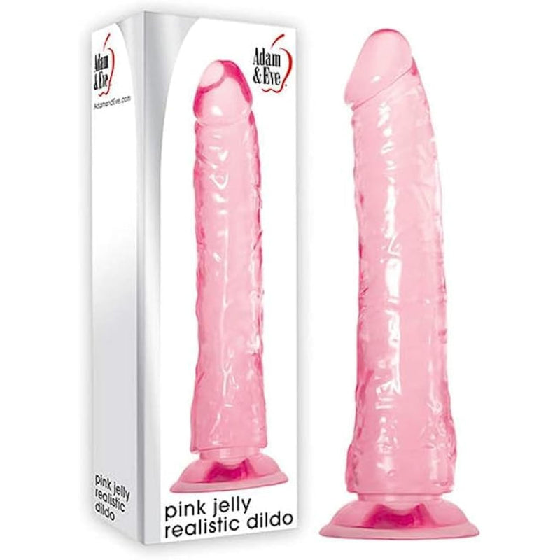 Pink Jelly Realistic Dildo