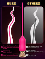 Vibrating Silicone Urethral Dilator – 10-Mode Sounding Plug for Men & Women