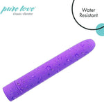 Classic Bullet Vibrator with 10 Modes, Water-Resistant, Powerbullet Motor, Purple