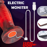 2.75'' Diameter Vibrating Monster Dildo,8.7'' Huge Thick Realistic Dildo Massager with 8 Vibration & 1 Orgasm Mode,G-Spot Vibrator Sex Toy with Strong Suction Cup for Clitoral Vaginal Anal Stimulation