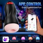 Automatic Male Masturbator, Sucking Male Masturbators Penis Pump with 9 Suction & 10 Vibrating & Heating Mens Male Sex Toys, Hands Free Pocket Pussy Male Stroker, Adult Sex Toys for Men Penis Pumps