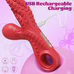 Vibrating Dildo Vibrator Sex Toys Realistic Monster G Spot Vibrator, Couples Sex Toys Octopus Tentacle Clitoral Vibrator with 9 Powerful Modes, Adult Sex Toy Anal Plug Prostate Massager for Men Women