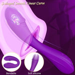 Dildo G Spot Vibrator Sex Toys for Clitoral Stimulation Wand with Powerful Vibration, Anal Dildo Sex Toy with 7 Vibration Modes Massager Adult Toys for Couple Pleasure (Purple)