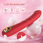 G Spot Couple Vibrator with Heating Function Sex Toys for Women Realistic Dildo Vibrators with 10 Vibrations Nipple Anal Vibrator Dildo Anal Toys for Couples Bullet Vibrators Wand (Red)