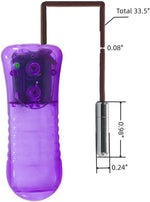 Stainless Steel Urethral Vibrator with 12 Modes for Men’s Stimulation Play