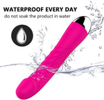 G-Spot Silent Vibrator Realistic Dildo for Women with 10 Vibration, Small Shaped Vibrating Machine Clitoris Nipple Vagina Massagers Soft Liquid Silicone Waterproof Adult Sex Toys Solo Play or Couples