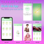 Vagina Egg Vibrator Sex Toys - APP Wireless Bluetooth Remote Control Female Pantie Wearable G-spot Clits Silicone Bullet Vibrator Sex Stimulator with 10 Modes, Adult Sex Toys & Games for Women Couples