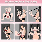 Adjustable BDSM Door Swing – Intimate Bondage Restraint Kit for Couples, 300lbs