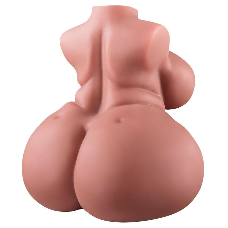 Bbw Sex Doll With Big Fat Boobs And Ass, 7.9Lb Brown Torso Love Doll Pocket Pussy With Built-In Spine, Male Masturbator With Realistic Vagina And Anus, Sex Toy For Men Orgasm