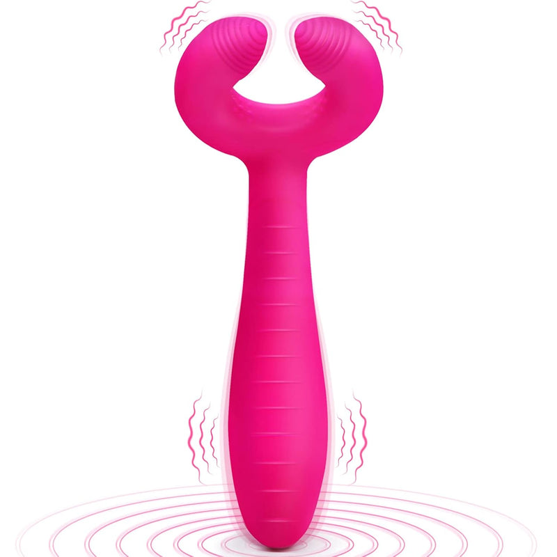 G-Spot Rabbit Vibrator Sex Toys - 3 In 1 Triple Motor Vibrating Dildo With 7 Vibration Modes, Rechargeable Clitoris Nipple Penis Massager Stimulator Adult Sex Toy For Women Couple Solo Play