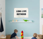 Long Live Boyhood Banner Canvas 20 in x 30 in - Nursery Decor for Boys and Toddler Room Decor for Boys Wall Decor