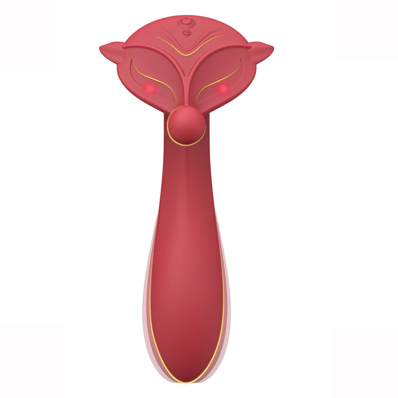 Foxwang Sex Toy For Women G Spot Vibrator Clitoris Stimulation - 6.7" Body Safe Silicone Clit Massager Vibrator For Females Pleasure With Dual Motor 7*7 Vibration Modes Adult Sex Toy For Couple(Red)