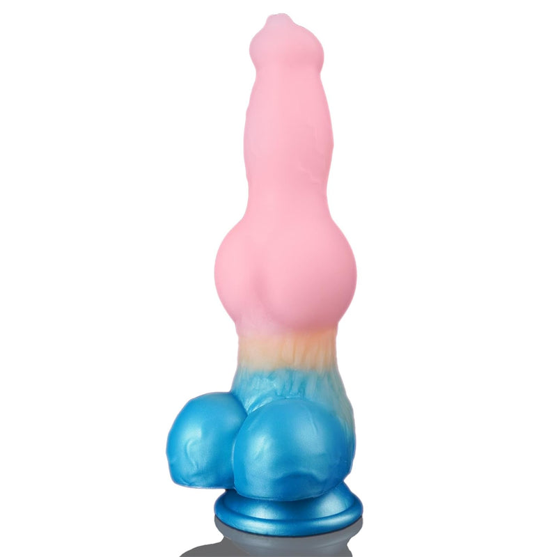 9.65" Huge Monster Dildo Thick Fantasy Dildo With Big Knot, Dragon Dildo Big Anal Dildo With Strong Suction Cup, Dog Dildo Animal Dildo Silicone Knot Dildo Giant Anal Toys, Adult Toys For Women Men