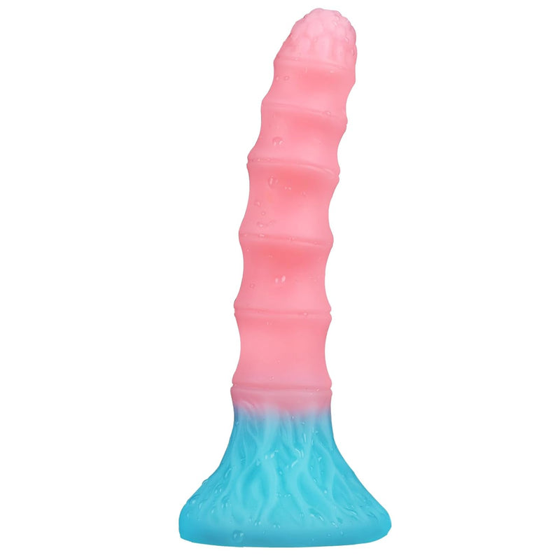 7.28" Silicone Colorful Cute Anal Dildo, Anal Dildos With Strong Suction Cup Anal Prostate Vaginal G-Spot Sex Toys For Beginners To Advanced Users