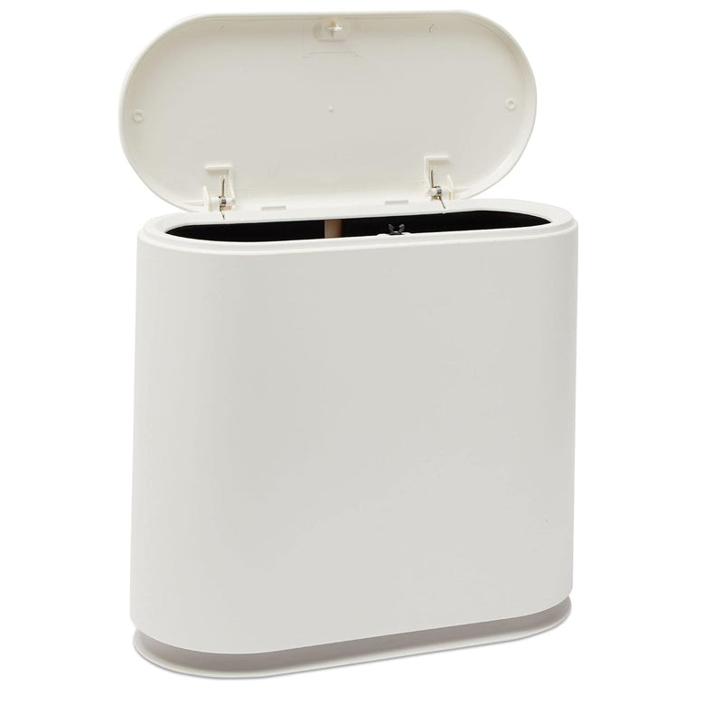 2.6 Gallon Small Bathroom Trash Can With Lid, Narrow For Kitchen, Office, Bedroo