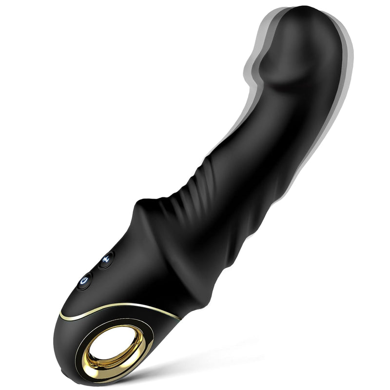 Women Sex Toys G Spot Vibrator - 9 Inch Vibrating Dildos, Female Vibrator Black Dildo Anal Toys, 9 Vibration Modes Vibradores, Clitoris Vibrator With Raised Ridges, Super Quiet Vibrator Adult Toy