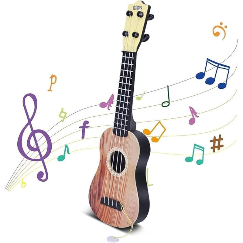 17 Inch Toddler Ukulele Guitar Toy 4 Strings Mini Guitar For Kids Children