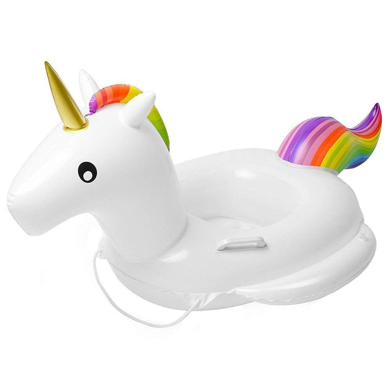 Baby Pool Float Unicorn Toddlers Floaties Infant Inflatable Swimming Ring W