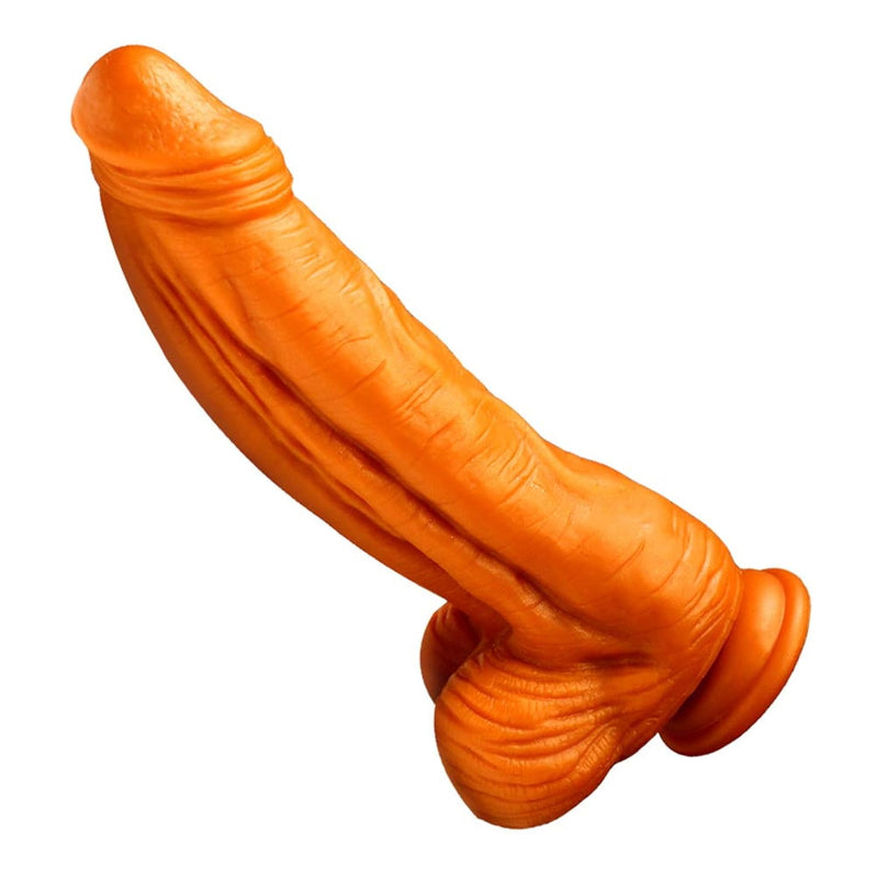 Huge Realistic G-Spot Dildo Silicone Penis Cock Dong With Strong Suction Cup 9.84" Monsters With Vivid Glans Skin Texture Adult Sex Toys For Men Women Masturbation