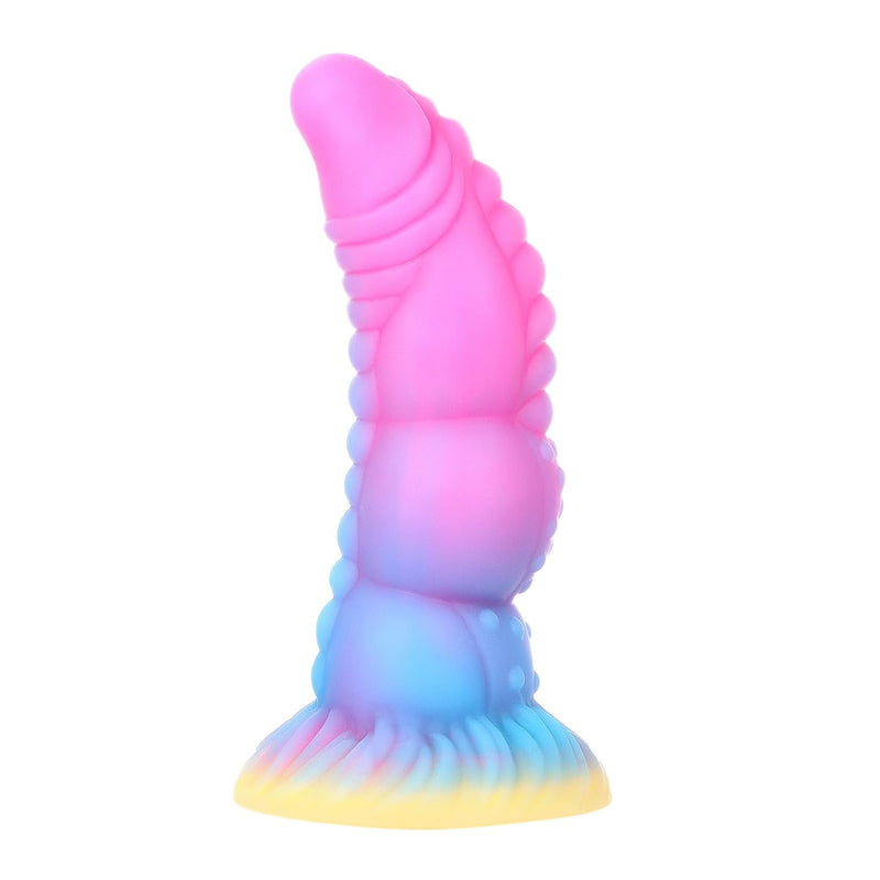 7.45In Monster Dildo Silicone Suction Cup Dildos, Fantasy Dildo Tentacle Sex Toys For Adult, Thick Dildos Realistic Luminous Bad Dragon Anal Plug For Man Women