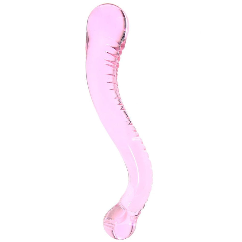 Icicles No.69 Glass G-Spot Massager With Lube 1Oz - Glass Dildos - Prostate Massage - Personal Massager