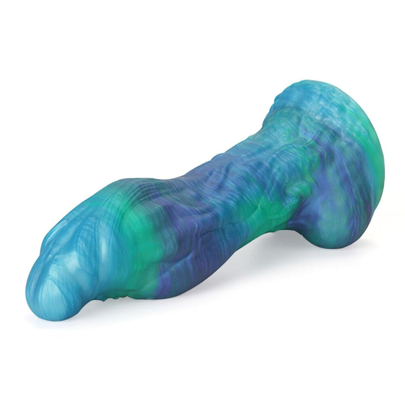 10.47In Thick Fantasy Monster Dildo - Realistic Curved Silicone Dragon Cock With Strong Suction Cup For G-Spot Or Prostate Stimulation(L)