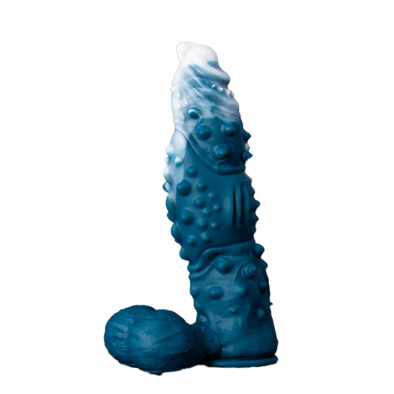 Colorful Monster Dildo - Silicone Large Thick Dildo With Strong Suction Cup For Advanced Players - Anal Adult Sex Toys For Women And Men