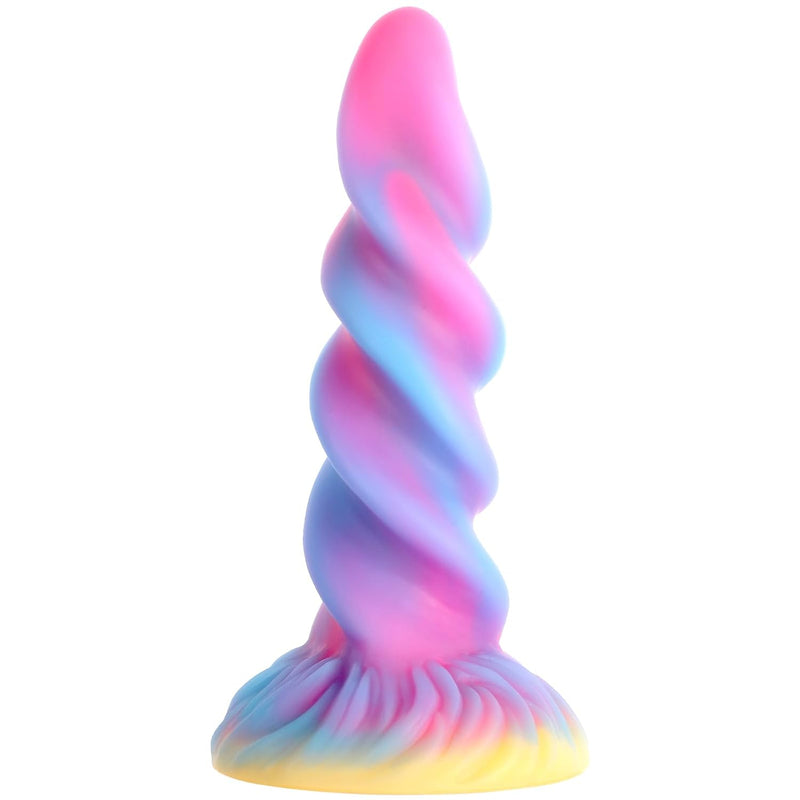 Fantasy Dildo Tentacle Sex Toys, Thick Dildos With Suction Cup, Dragon Dildo Luminous Monster Silicone Spiral Anal Plug For Man Women Clitoral&Anal Stimulation