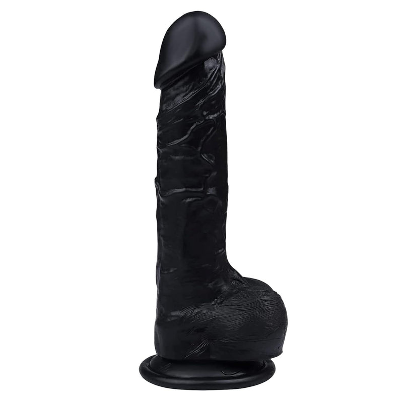 Dildo, Black Dildos, Sex Toy, 8.5 Inch Ultra Soft Lifelike Silicone Anal Dildo With Strong Suction Cup, G Spot Stimulator Adult Sexy Toys For Women Men Couple Sexual Pleasure Tools For Women, Black