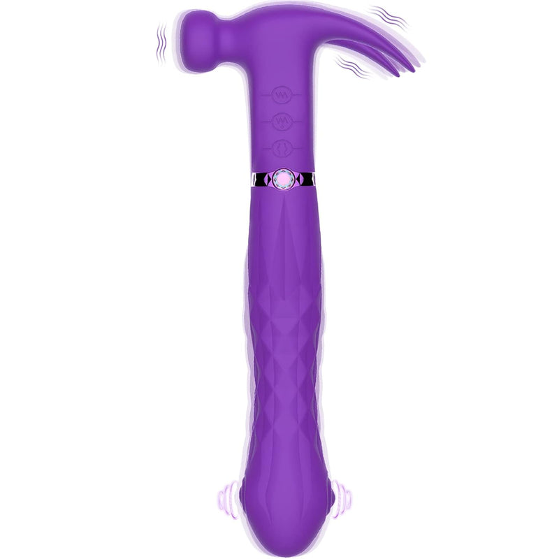 Hammer G Spot Clit Vibrator Adult Sex Toys For Woman,Pulsating Anal Dildo Vibrators Waterproof Nipple Vagina Prostate Massagers Rechargable Clit Stimulation For Couples