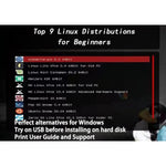 32Gb 9-In-1 Linux Bootable Usb For Ubuntu,Linux Mint,Mx Linux,Zorin Os,Linux Lite,Elementaryos Etc.| Try Or Install Linux | Top 9 Linux For Beginners| Boot Repair | Multiboot Usb