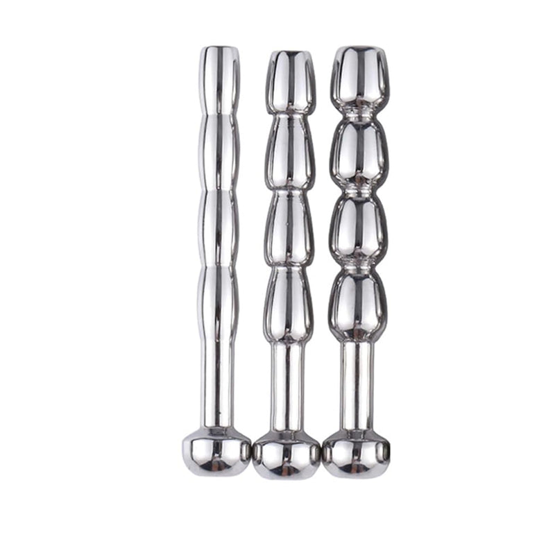 Urethral Sounds, 3 Pack Of Urethral Plug Stainless Steel Uretrhal Dilator Hollow Penis Plug Sex Toy For Beginner