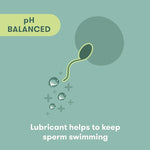 Lubricant | Conception-Friendly Water Based Lube for Adult Couples, Vaginal Lubricant, Sperm-Safe & pH Balance Personal Lubricant, Naturally Hydrating and Non-Sticky | 1.7 Fl Oz