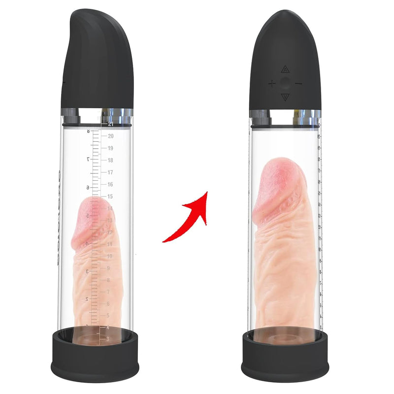 Electric Penis Vacuum Pump, Rechargeable Automatic High-Vacuum Penis Enlargement Extend Pump With 5 Suction Intensities, Penis Enlarge Air Pressure Device For Stronger Bigger Erections