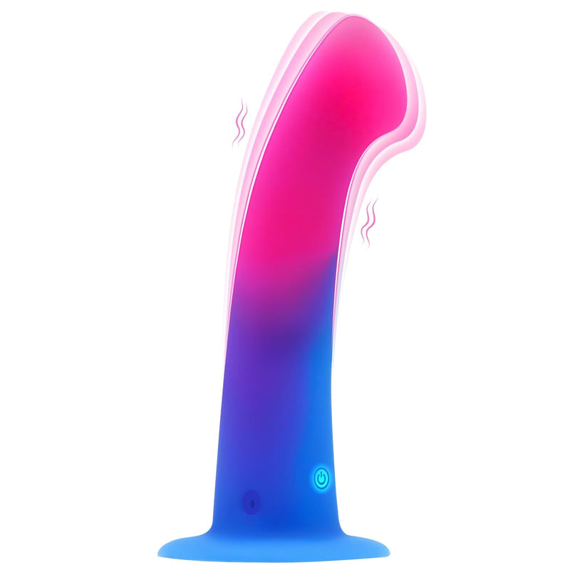 G Spot Silicone Dildo Sex Toy Vibrator, 7'' Realistic Liquid Soft Dildos Feels Like Skin Ultra Lifelike Anal Toys Couple Stimulator With Curved Shaft And Balless