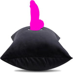 Suction Cup Dildo Mount Pillow for Solo Riding Sex, Inflatable Dildo Pillow Sex Toy Holder Sex Cushion for Adult Coulpes Sexual Aids & Deep Penetration, Adult Sex Pillow for Sex Body Positioner(Balck)