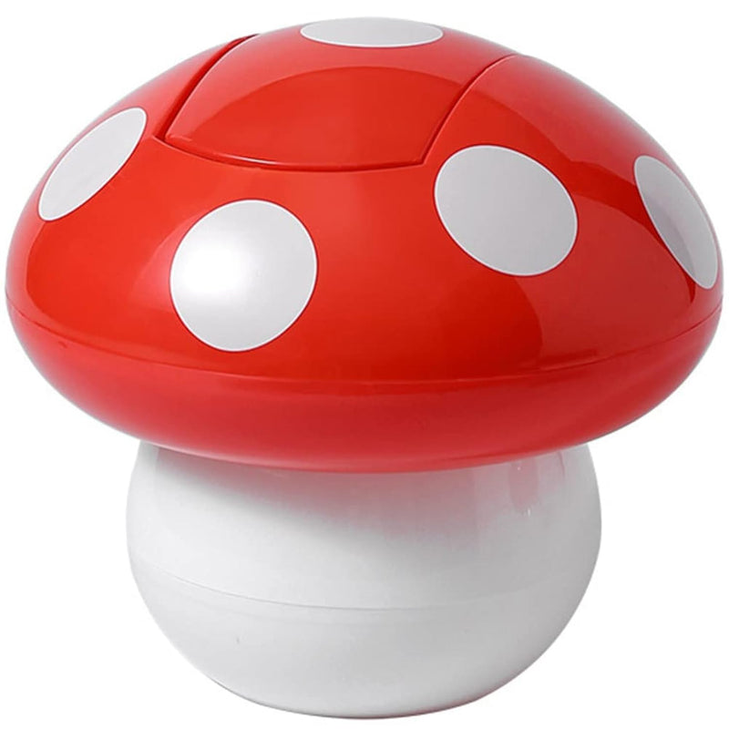 Mushroom Mini Trash Can With Lid,Desktop Trash Can,Countertop Mini Garbage Cans,