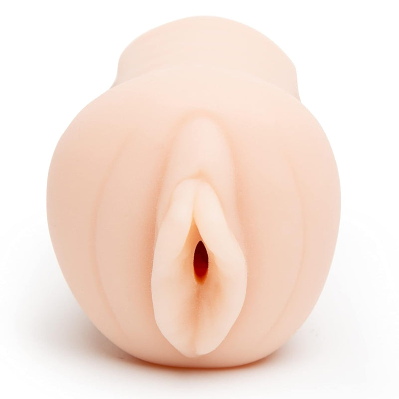 Thrust Pro Mini Sadie Male Masturbator - 5 Inch Super Tight Self Lubricating Realistic Vagina With Textured Canal - Vibrator Compatible Male Sex Toy - Waterproof - Flesh Pink