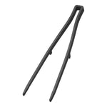 Home Silicone Kitchen Tongs, Silicone, No Assembly Req., Black