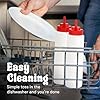 Condiment Squeeze Bottles for Sauces Liquids - 12 OZ Kitchen Squirt Bottles for Liquids - Plastic Condiment Bottles for Sauce, Ketchup, Dressing, Oil - Easy Pour & Clean