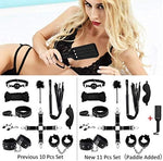 Bondage for Sex 11 Pcs BDSM Leather Bondage Sets Restraint Kits for Women and Couples