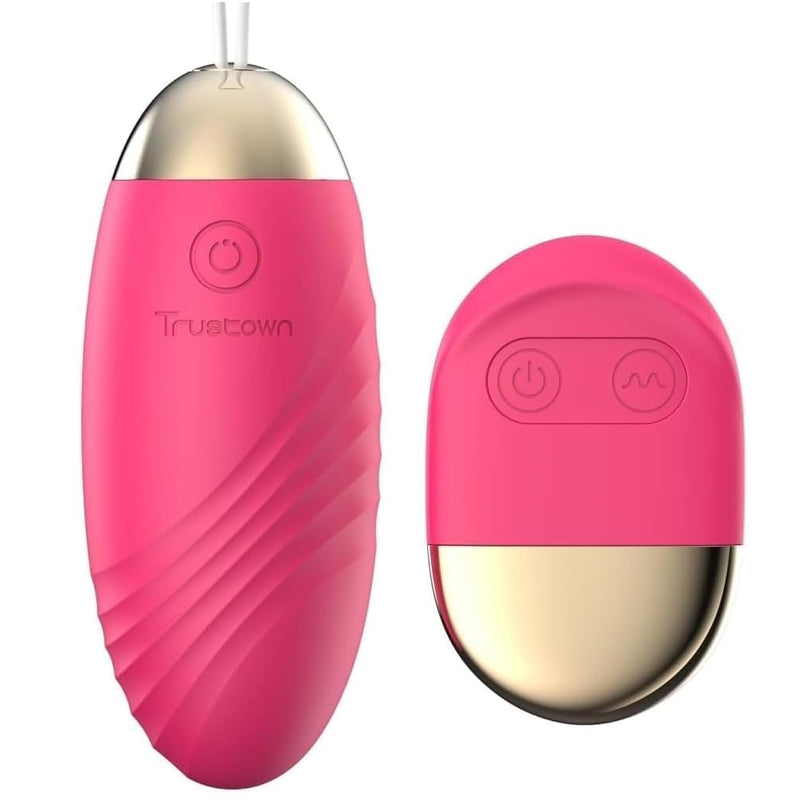 Bullet Vibrator Remote Control Egg Vibrator For G-Spot Clitrois Stimulation Soft Silicone Wearable Rechargeable Waterproof 10 Vibration Modes Adult Sex Toy For Women And Couples