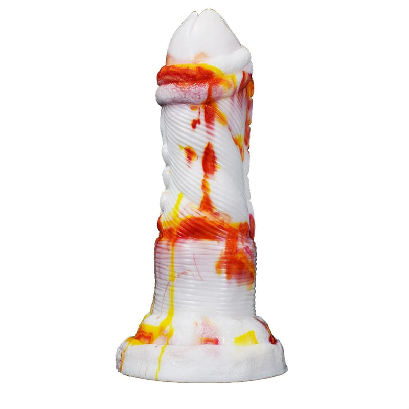 Multi Color Soft Feeling Alien Dildo Couple Use Lover'S Gift (Red+Yellow+White)