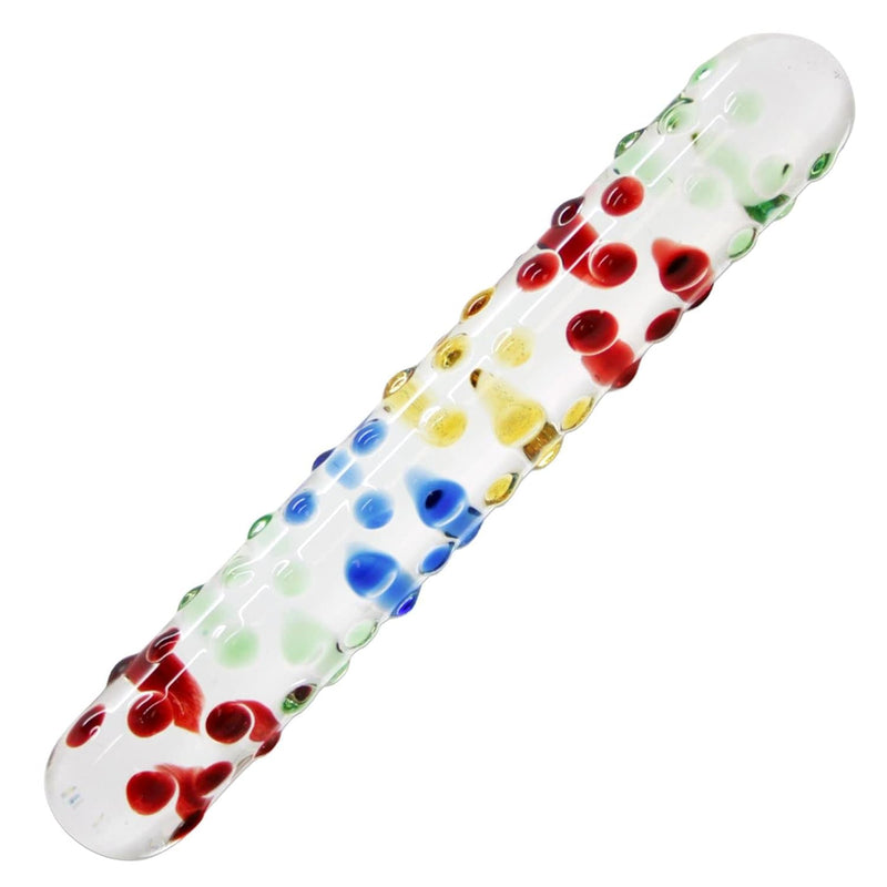 Smooth Nubby Glass G-Spot Dildo