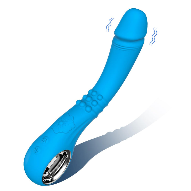 G Spot Vibrator Dildos Adult Sex Toys - Dildo For Woman With 10 Modes Powerful Vibrating & Click Super Mode, Clitoral Stimulator Realistic Silicone Dildos Sex Toy For Woman Or Couples(Blue)